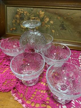 PASABAHCE  Crystal Dessert Bowls 6